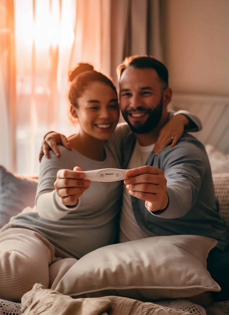 happy-couple-smiling-after-find-out-positive-pregnancy-test-bedroom